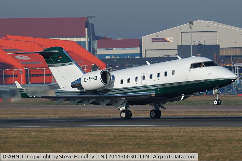 D-AHND, 2000 Bombardier Challenger 604 (CL-600-2B16) C/N 5477, Arrival from Tunisia, DTTJ - possibly with the Libyan ex-Foreign Minister on board ?? Opr. Saigon Capital