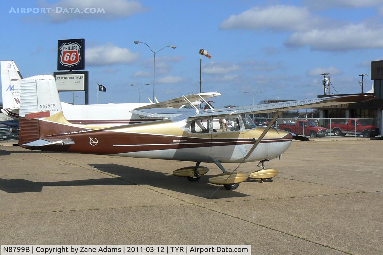 N8799B, 1957 Cessna 172 C/N 36499, At Tyler Pounds Field