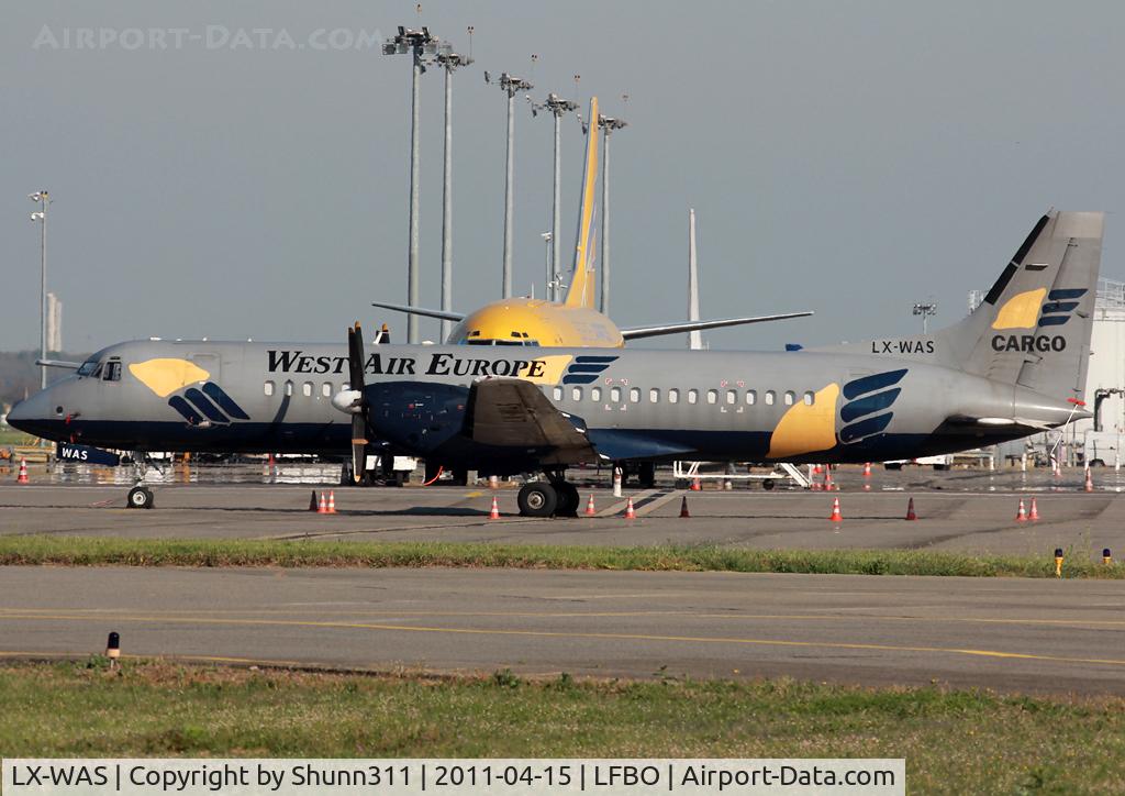 LX-WAS, 1994 British Aerospace ATP(F) C/N 2058, Parked at the General Aviation area...