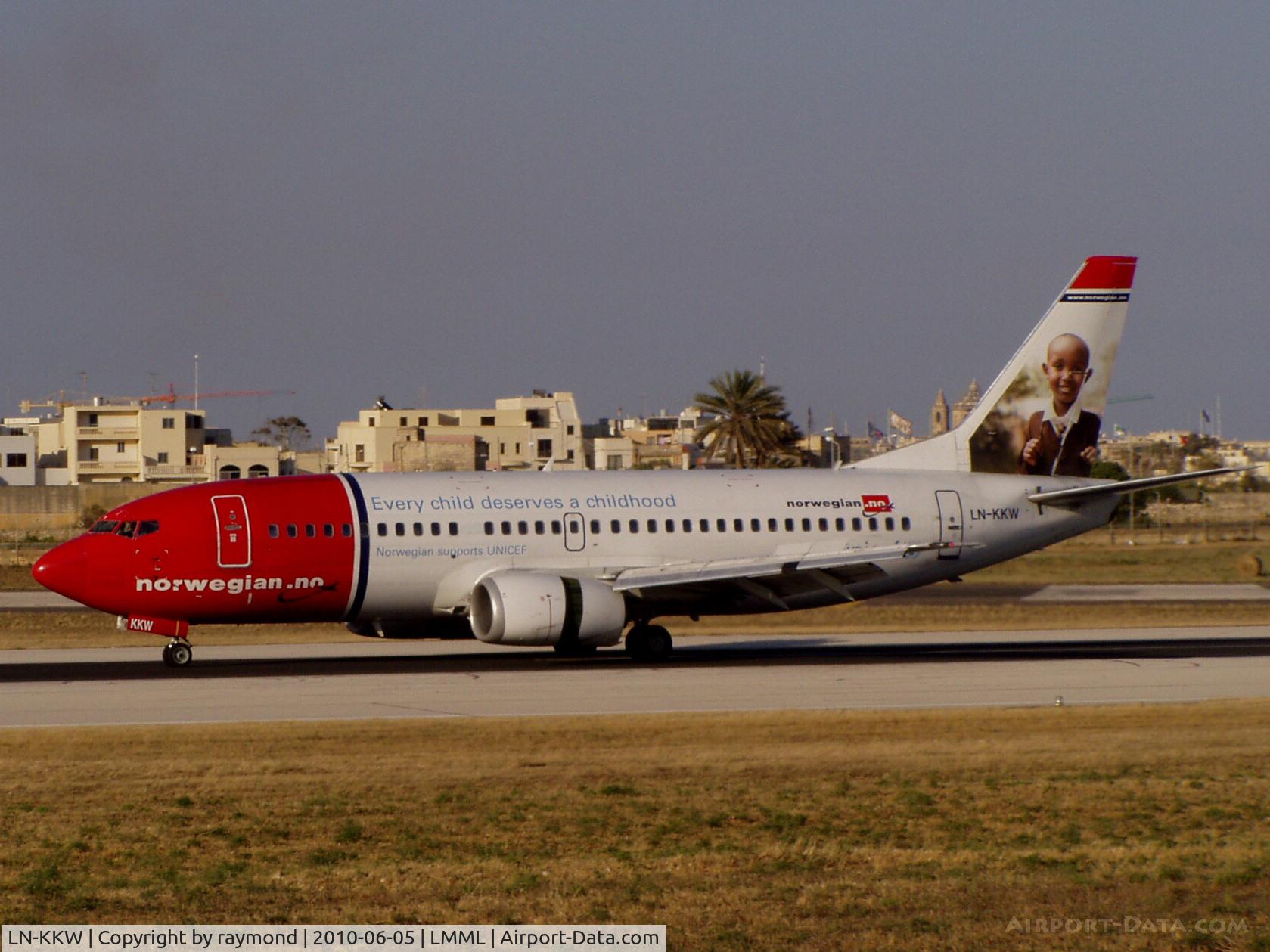 LN-KKW, 1989 Boeing 737-3K9 C/N 24213, B733 LN-KKW Norwegian Air Shuttle