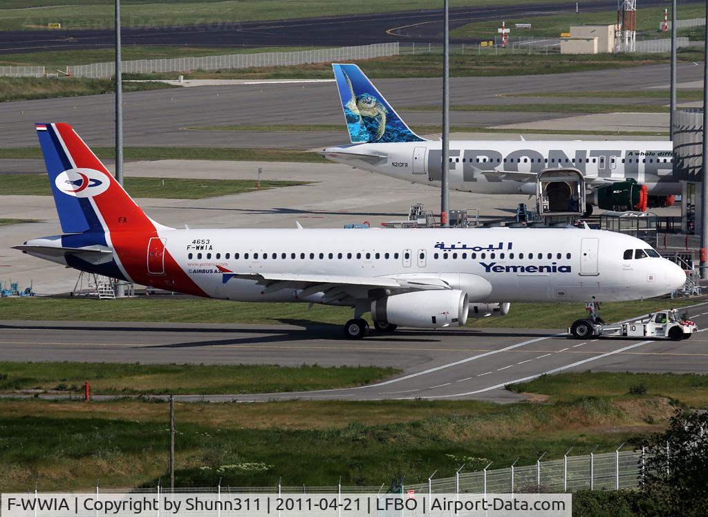 F-WWIA, 2011 Airbus A320-233 C/N 4653, C/n 4653 - To be 7O-AFA