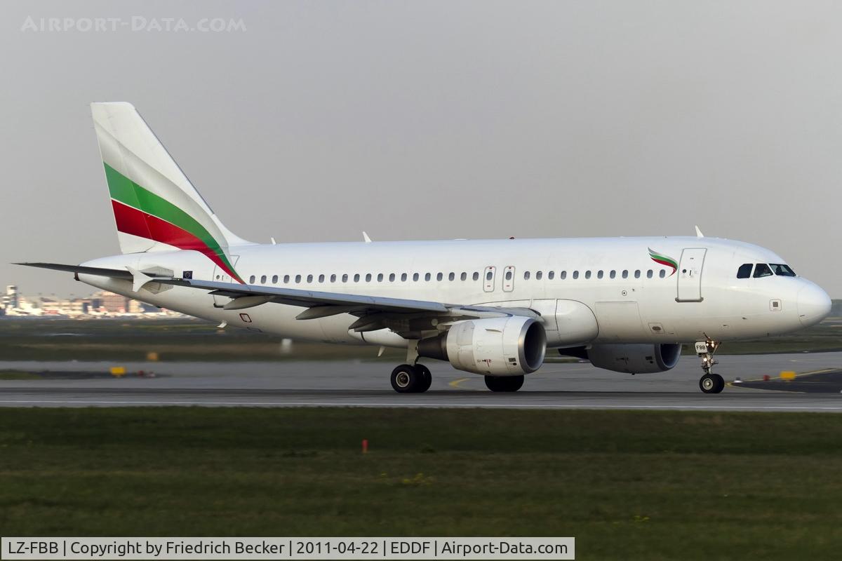 LZ-FBB, 2007 Airbus A319-112 C/N 3309, departure via RW18W