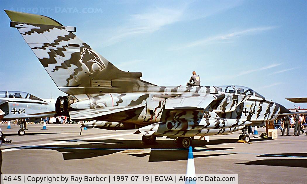 46 45, Panavia Tornado ECR C/N 873/GS278/4345, BAe/Panavia Tornado ECS [GS278] (German AF) RAF Fairford~G 19/07/1997