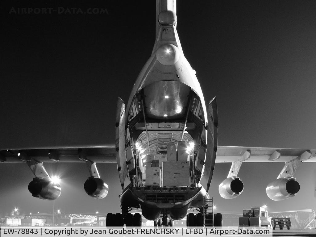 EW-78843, 1990 Ilyushin Il-76TD C/N 1003403082, parking fret MSF