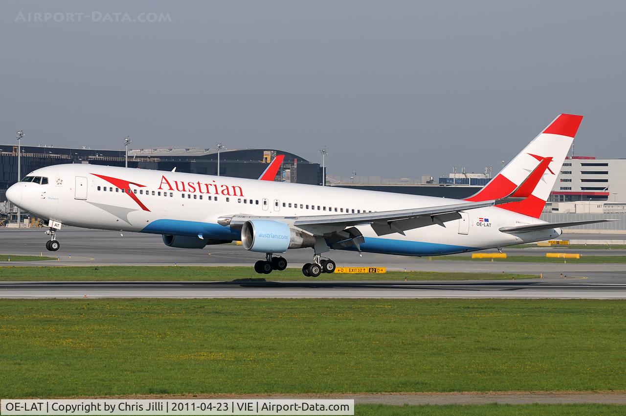 OE-LAT, 1991 Boeing 767-31A C/N 25273, Austrian Airlines