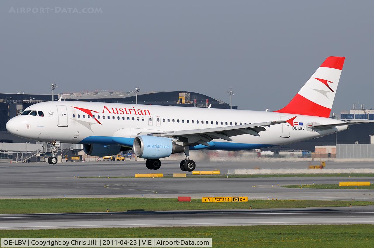 OE-LBV, 2000 Airbus A320-214 C/N 1385, Austrian Airlines
