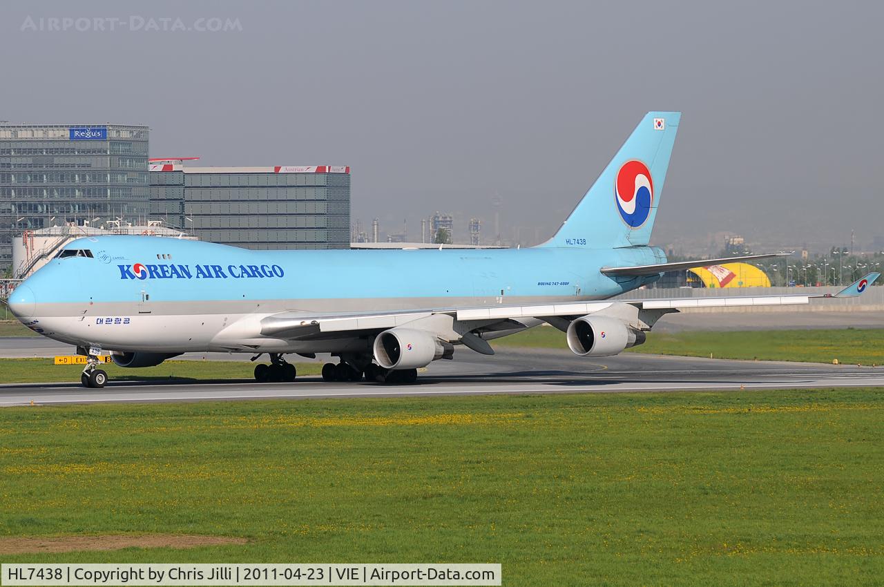 HL7438, 2003 Boeing 747-4B5ERF C/N 33515, Korean Air Cargo