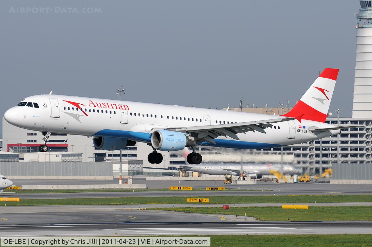 OE-LBE, 1998 Airbus A321-211 C/N 935, Austrian Airlines