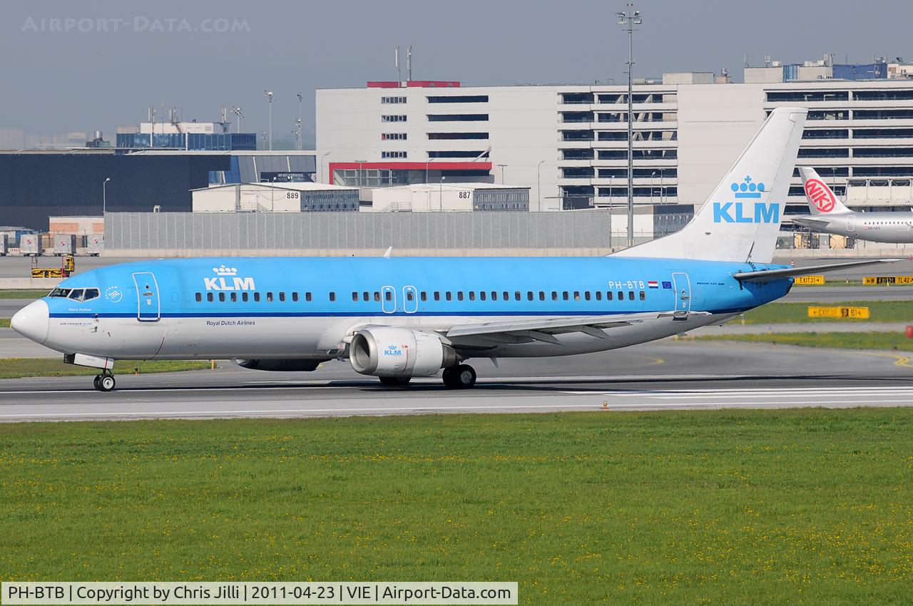 PH-BTB, 1992 Boeing 737-406 C/N 25423, KLM