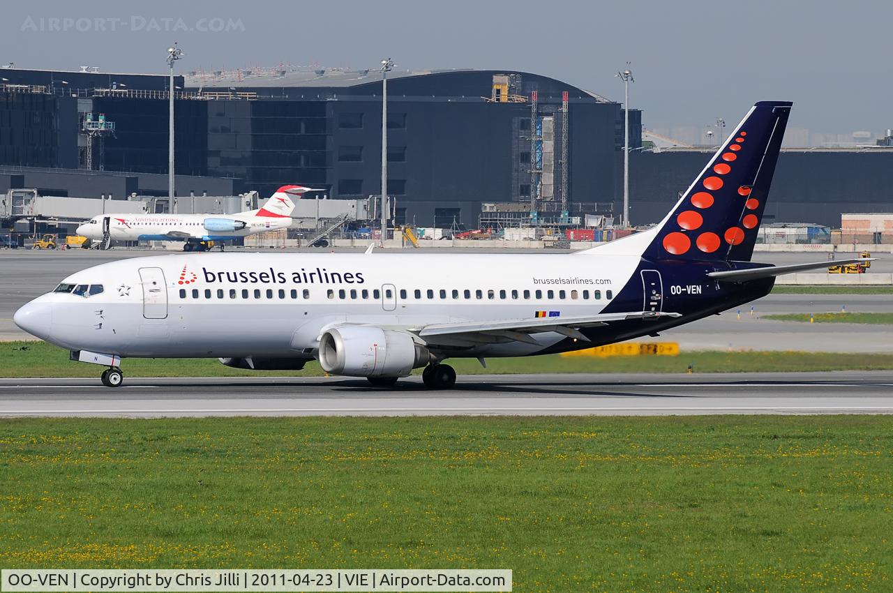 OO-VEN, 1998 Boeing 737-36N C/N 28586, Brussels Airlines