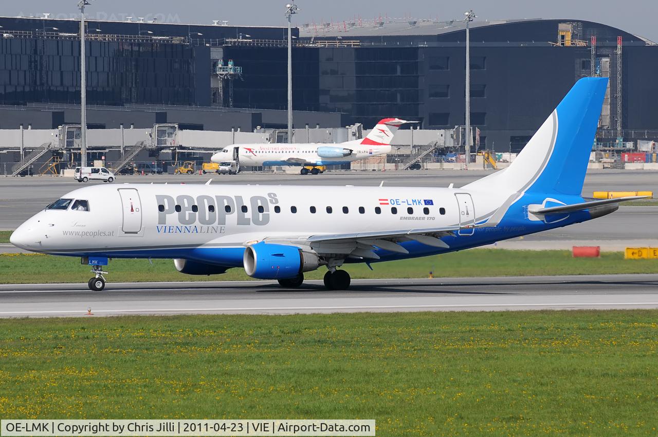 OE-LMK, 2006 Embraer 170LR (ERJ-170-100LR) C/N 17000150, People's Viennaline