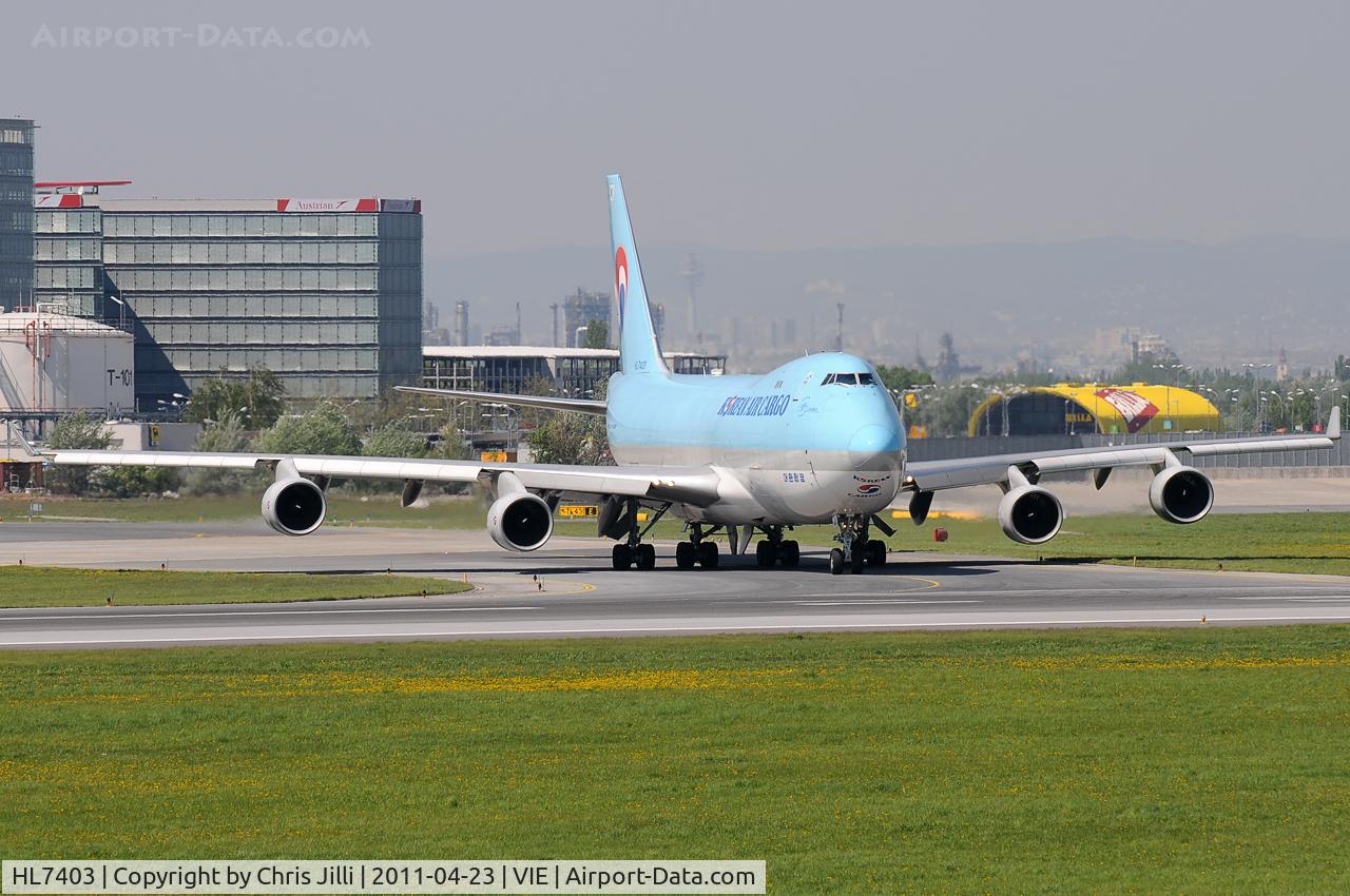 HL7403, 1998 Boeing 747-4B5F/SCD C/N 26408, Korean Air Cargo