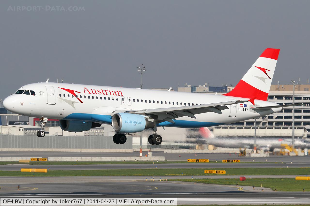 OE-LBV, 2000 Airbus A320-214 C/N 1385, Austrian Airlines