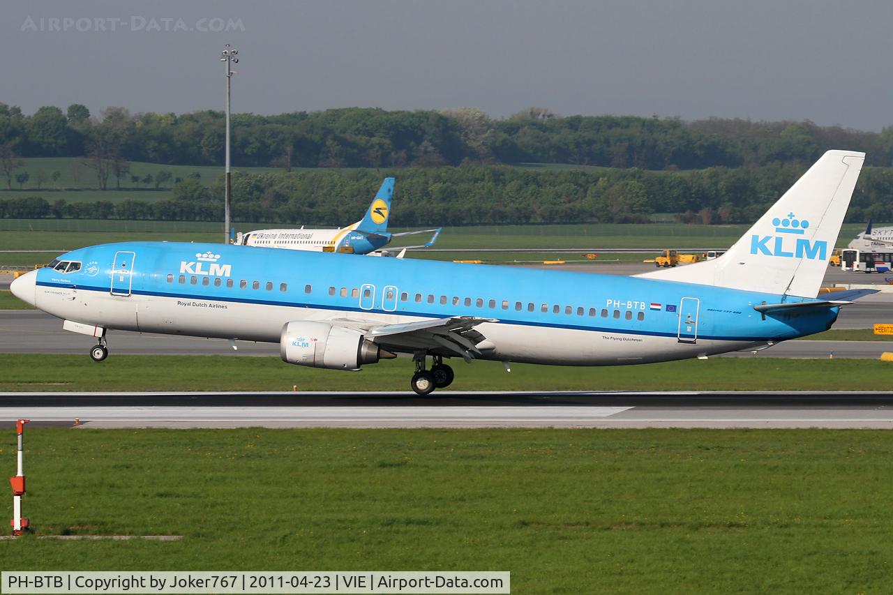 PH-BTB, 1992 Boeing 737-406 C/N 25423, KLM Royal Dutch Airlines