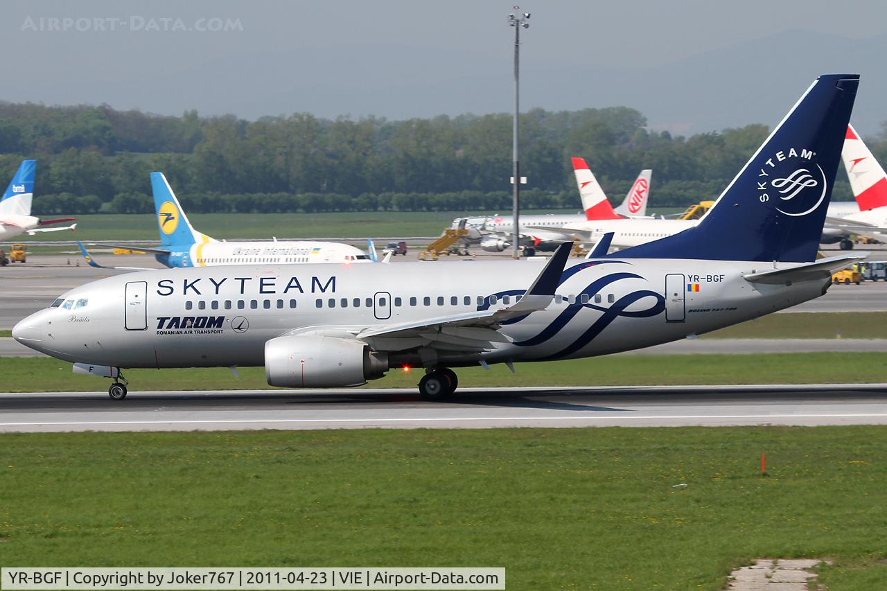 YR-BGF, 2001 Boeing 737-78J C/N 28440, Tarom