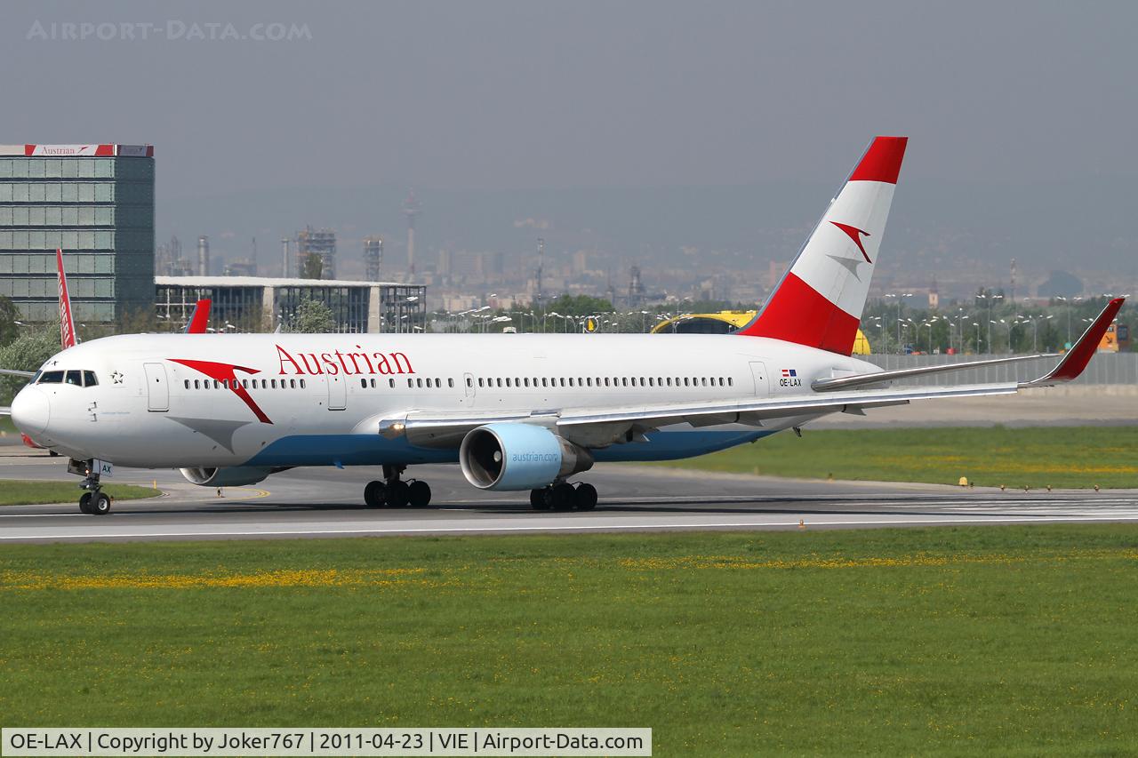 OE-LAX, 1992 Boeing 767-3Z9/ER C/N 27095, Austrian Airlines