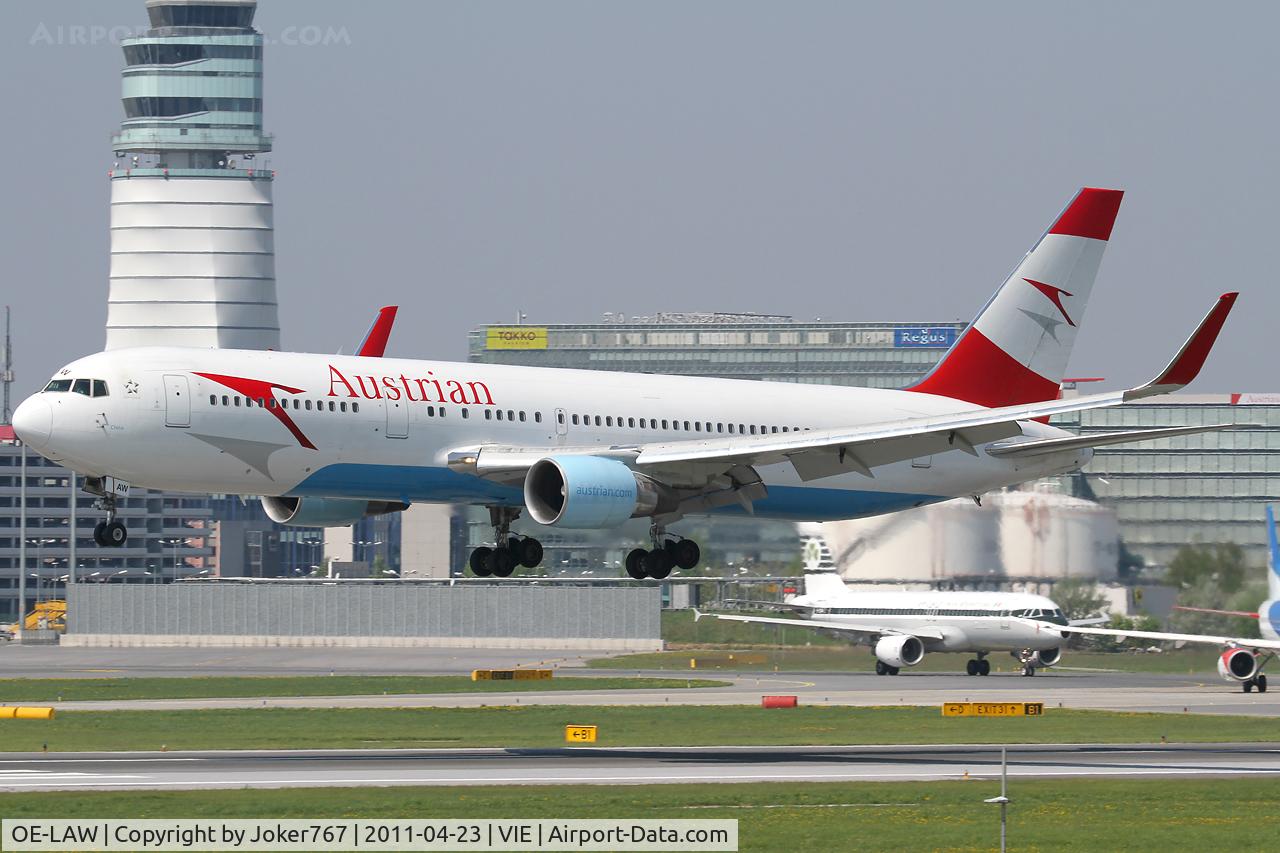 OE-LAW, 1992 Boeing 767-3Z9/ER C/N 26417, Austrian Airlines