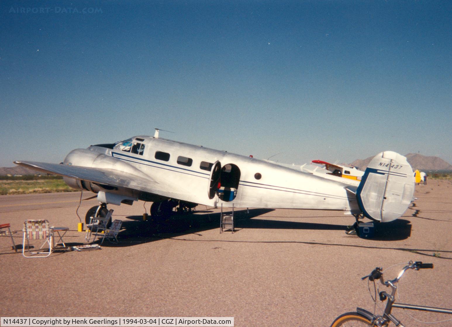 N14437, 1952 Beech Expeditor 3NM C/N CA-202, Cactus Fly In