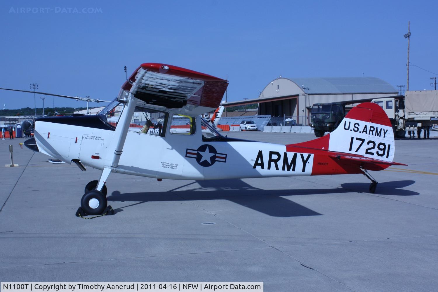 N1100T, Cessna 305A C/N 22020, Cessna 305A, c/n: 22020