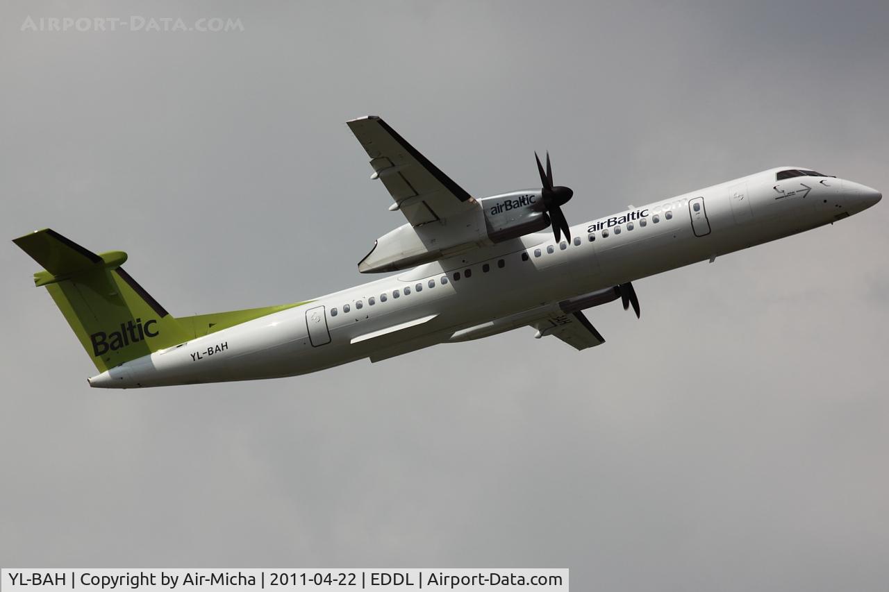 YL-BAH, 2010 De Havilland Canada DHC-8-402Q Dash 8 C/N 4296, Air Baltic