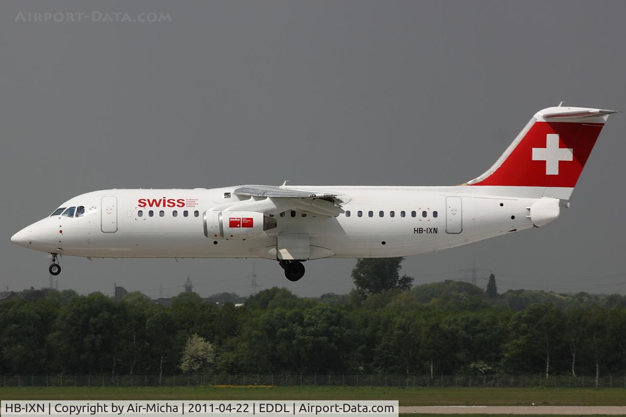 HB-IXN, 1996 British Aerospace Avro 146-RJ100 C/N E3286, Swissair, Name: Balmhorn 3699m