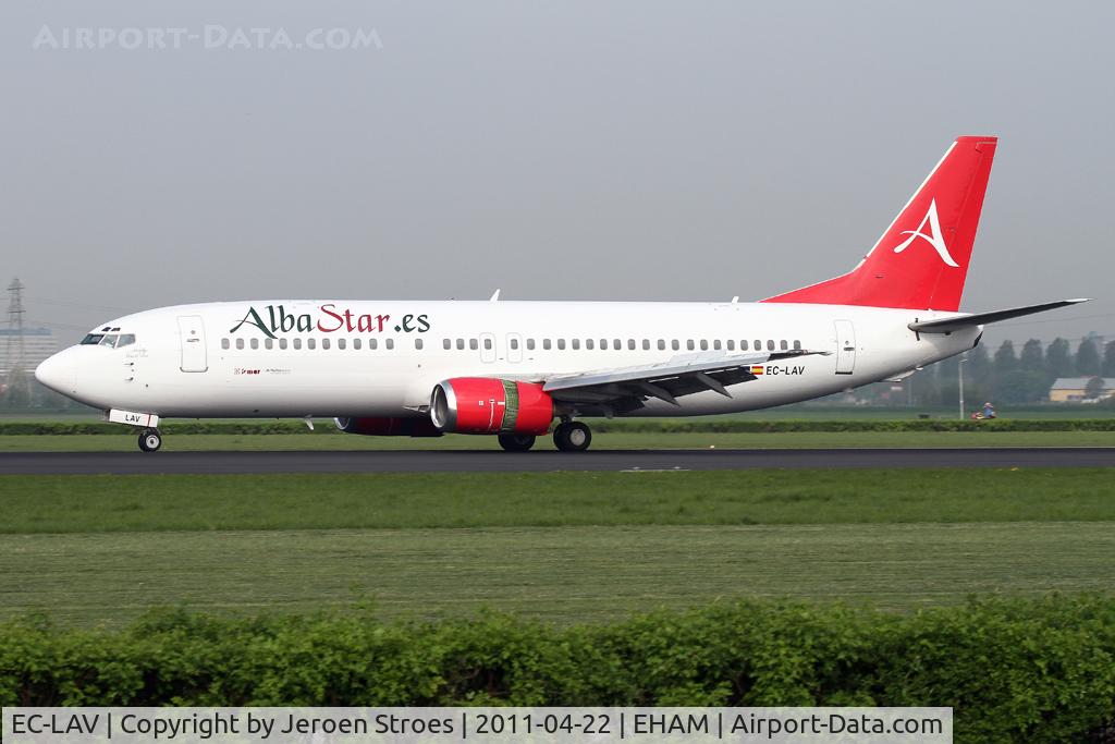 EC-LAV, 1989 Boeing 737-408 C/N 24352, amsham.