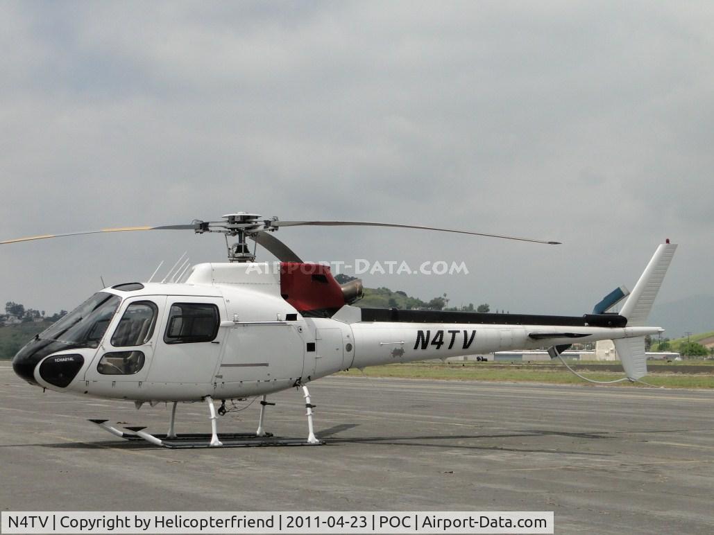 N4TV, 1996 Eurocopter AS-350B-2 Ecureuil Ecureuil C/N 2936, Parked in transient helipad area