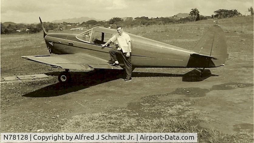 N78128, 1946 Globe GC-1B Swift C/N 2128, on the ground in Panama