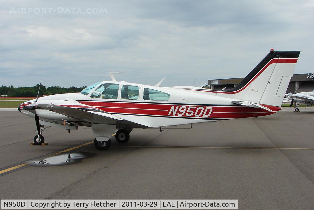 N950D, 1969 Beech D55 Baron C/N TE-691, 2011 Sun n Fun - Lakeland , Florida