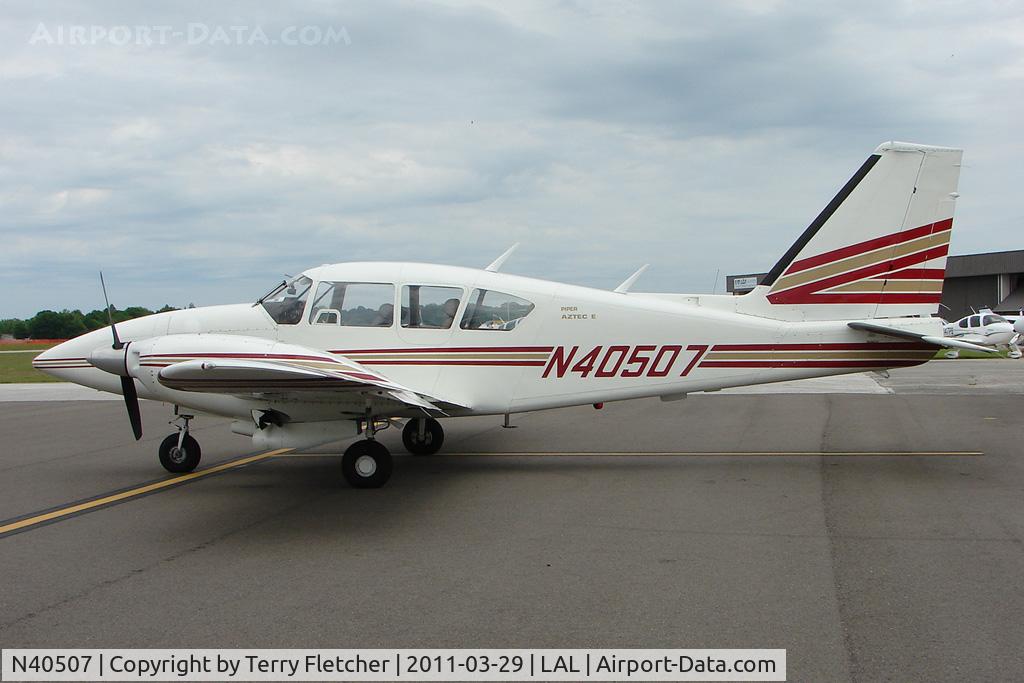 N40507, 1973 Piper PA-23-250 C/N 27-7405238, 2011 Sun n Fun - Lakeland , Florida