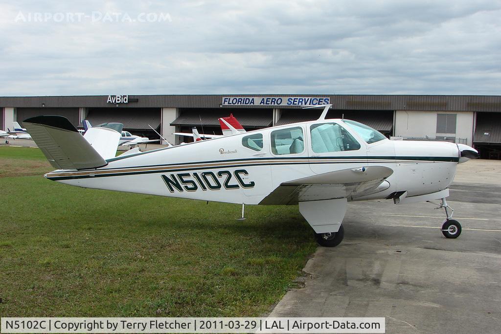 N5102C, 1950 Beech B35 Bonanza C/N D-2383, 2011 Sun n Fun - Lakeland , Florida