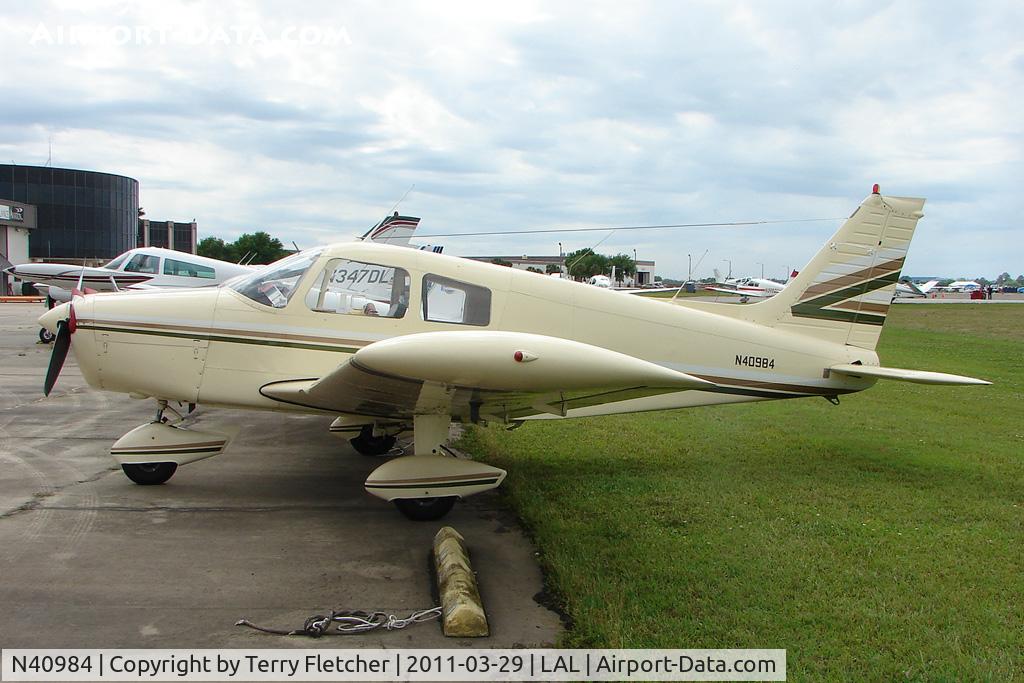 N40984, 1973 Piper PA-28-140 Cherokee C/N 28-7425199, 2011 Sun n Fun - Lakeland , Florida