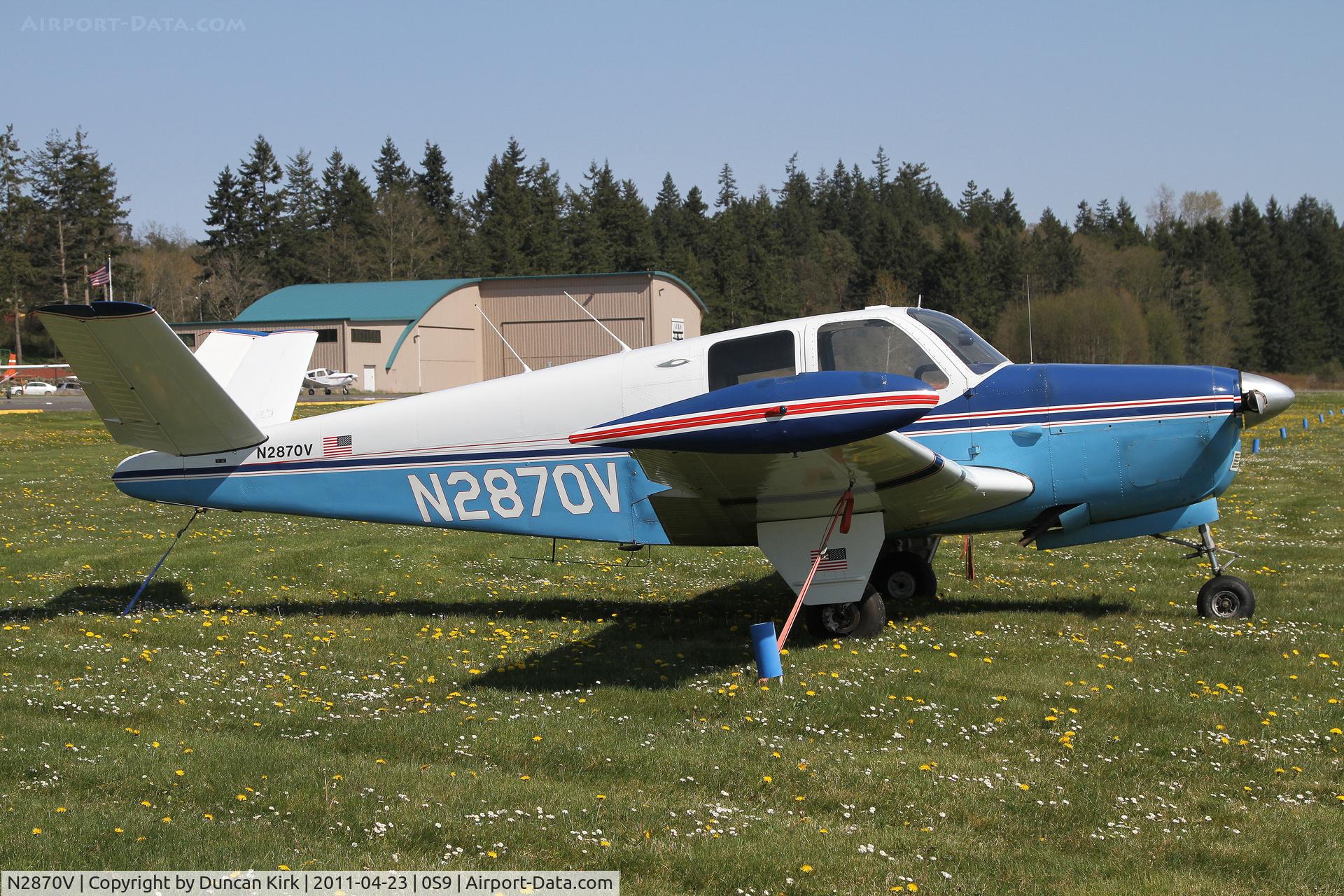 N2870V, 1947 Beech 35 Bonanza C/N D-275, 64 year old Bonanza!!!