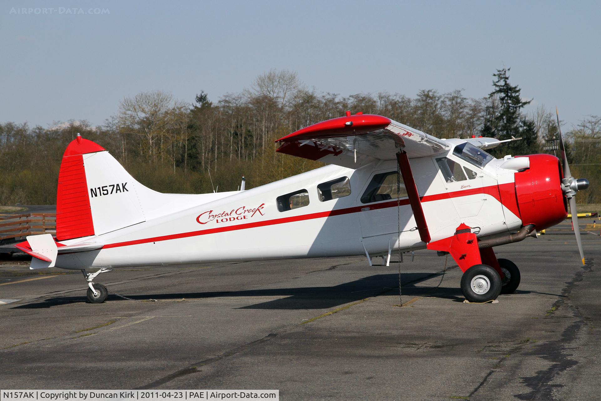 N157AK, 1965 De Havilland Canada DHC-2 Beaver Mk.1 C/N 1601, Repainted from yellow to white.