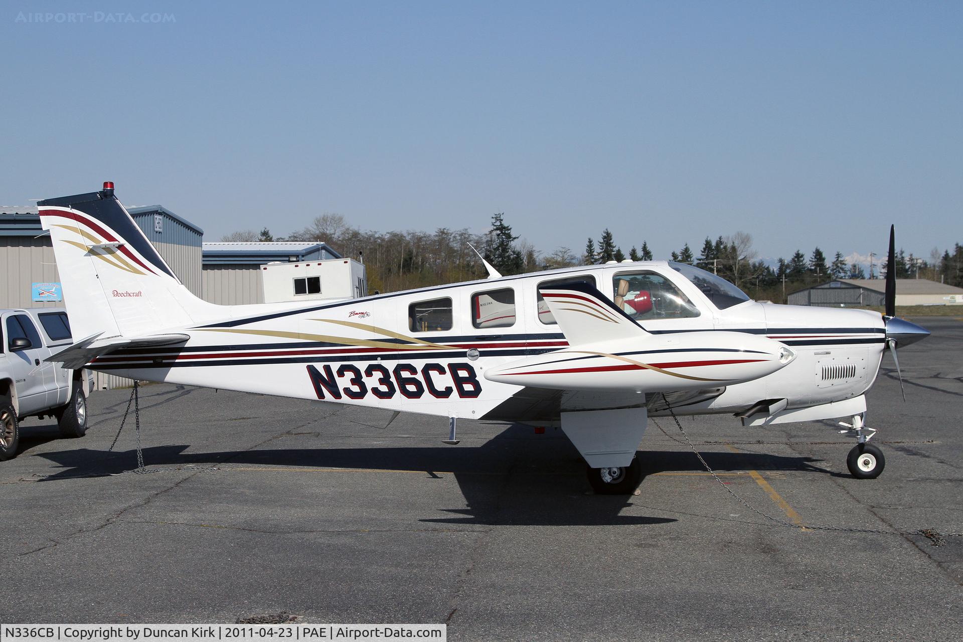 N336CB, 2002 Raytheon Aircraft Company A36 Bonanza C/N E-3431, Fresh out of paint!