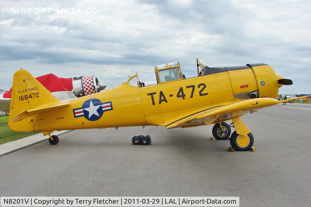 N8201V, North American T-6G Texan C/N 168-472, 2011 Sun n Fun - Lakeland , Florida