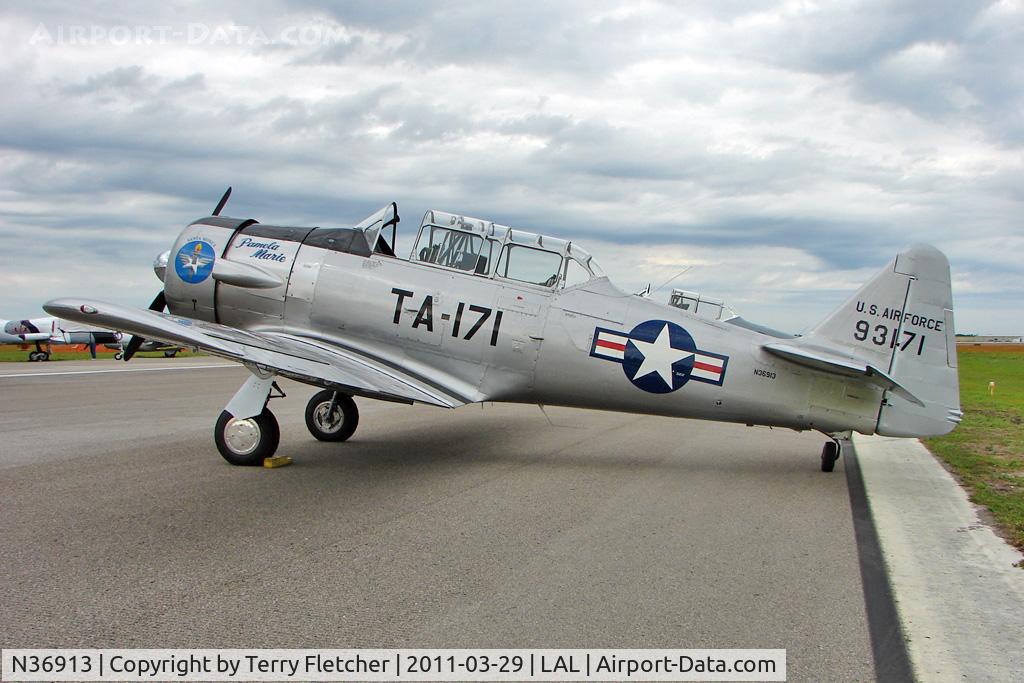 N36913, North American T-6G Texan C/N 168-275, 2011 Sun n Fun - Lakeland , Florida