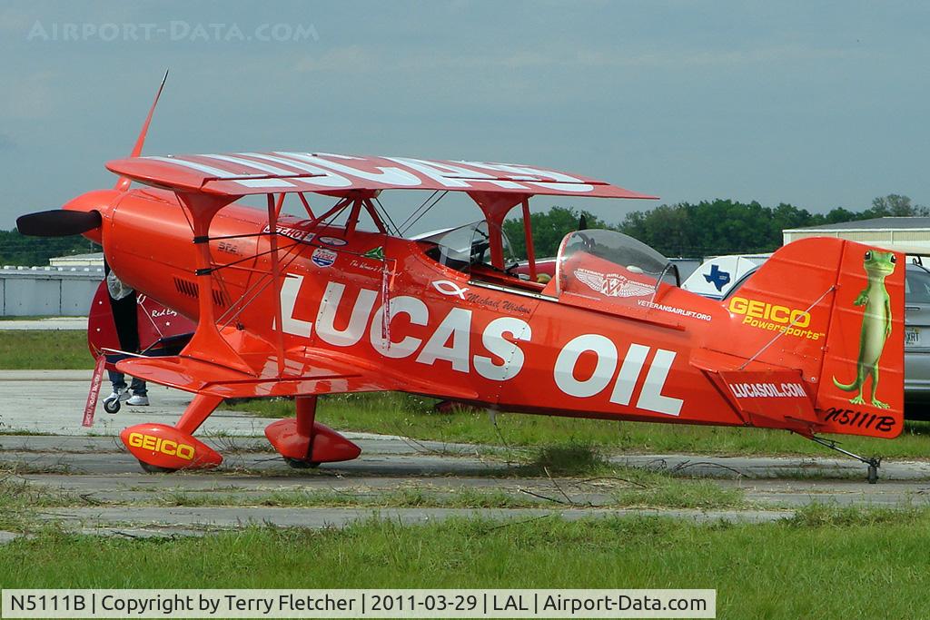 N5111B, 1998 Pitts S-1-11B Super Stinker C/N 4003, 2011 Sun n Fun - Lakeland , Florida