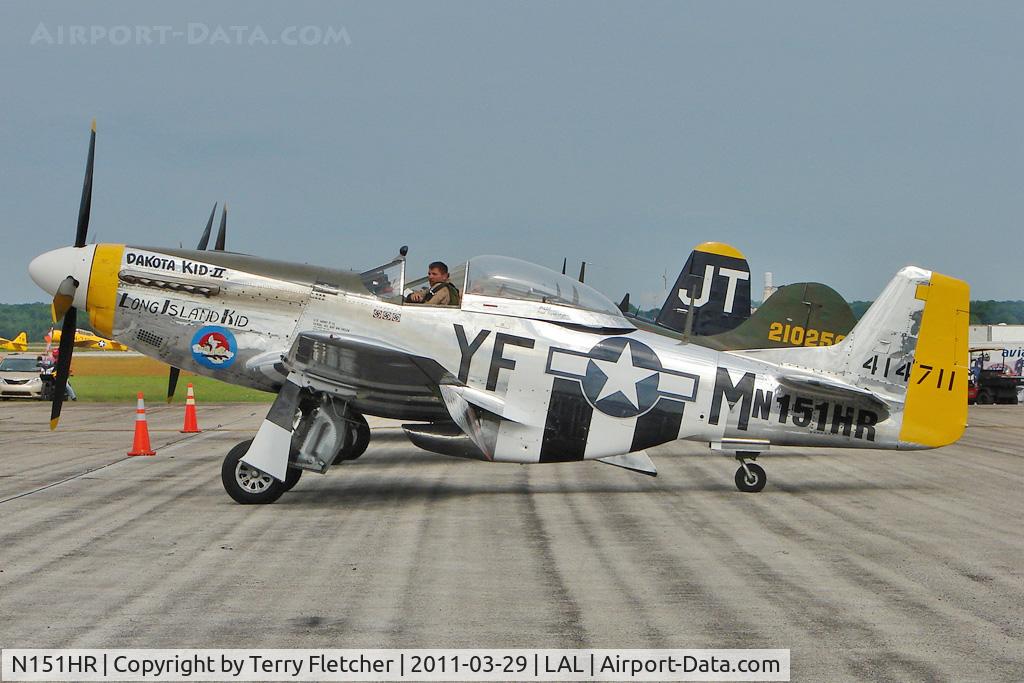 N151HR, 1945 North American P-51D Mustang C/N 12241064, 2011 Sun n Fun - Lakeland , Florida