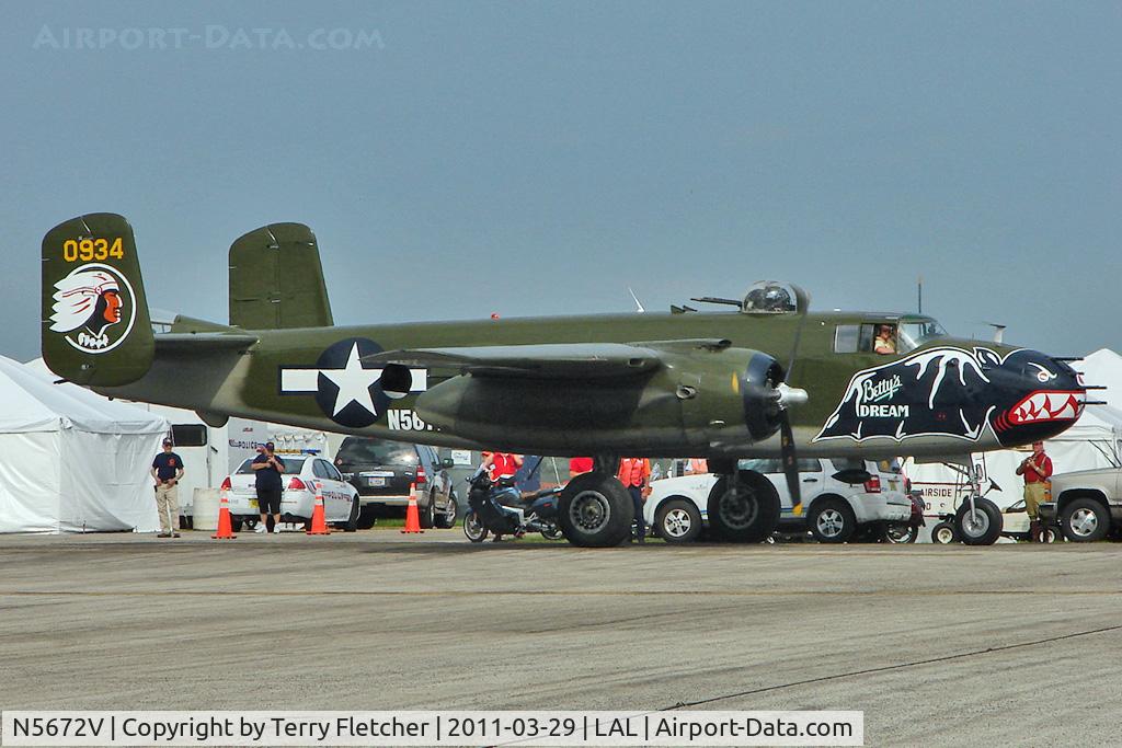 N5672V, 1945 North American B-25J Mitchell Mitchell C/N 108-47686, 2011 Sun n Fun - Lakeland , Florida
