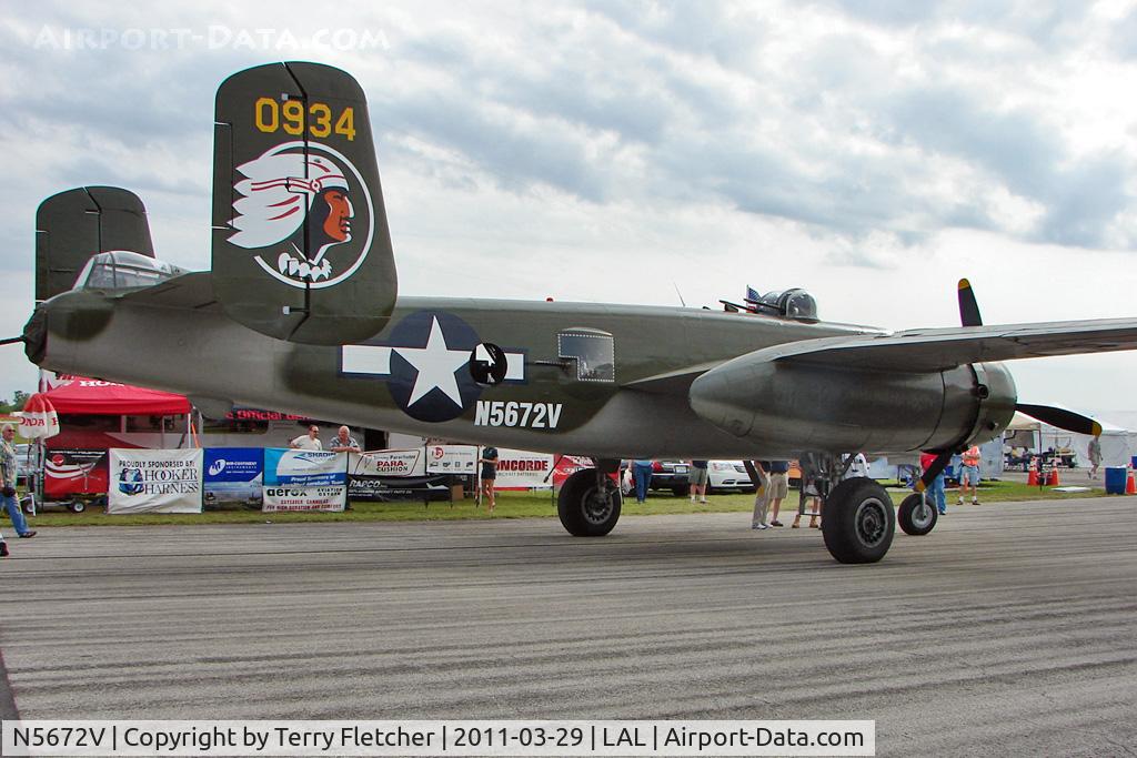 N5672V, 1945 North American B-25J Mitchell Mitchell C/N 108-47686, 2011 Sun n Fun - Lakeland , Florida