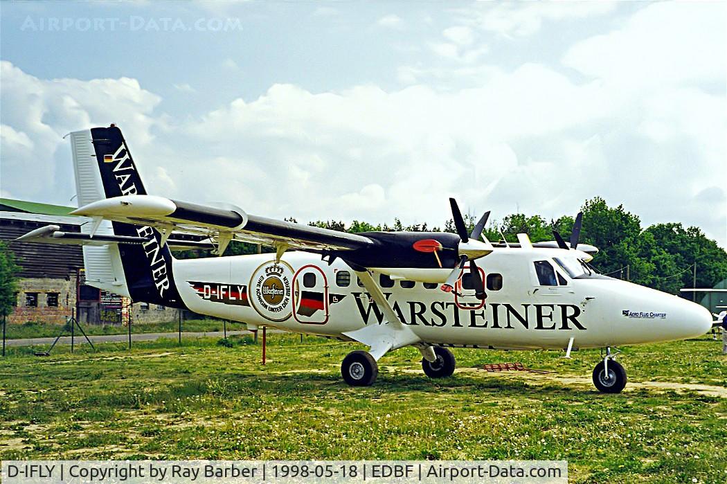 D-IFLY, 1979 De Havilland Canada DHC-6-300 Twin Otter C/N 628, DHC-6-300 Twin Otter [628] Warsteiner Ferbellin~D 18/05/1998