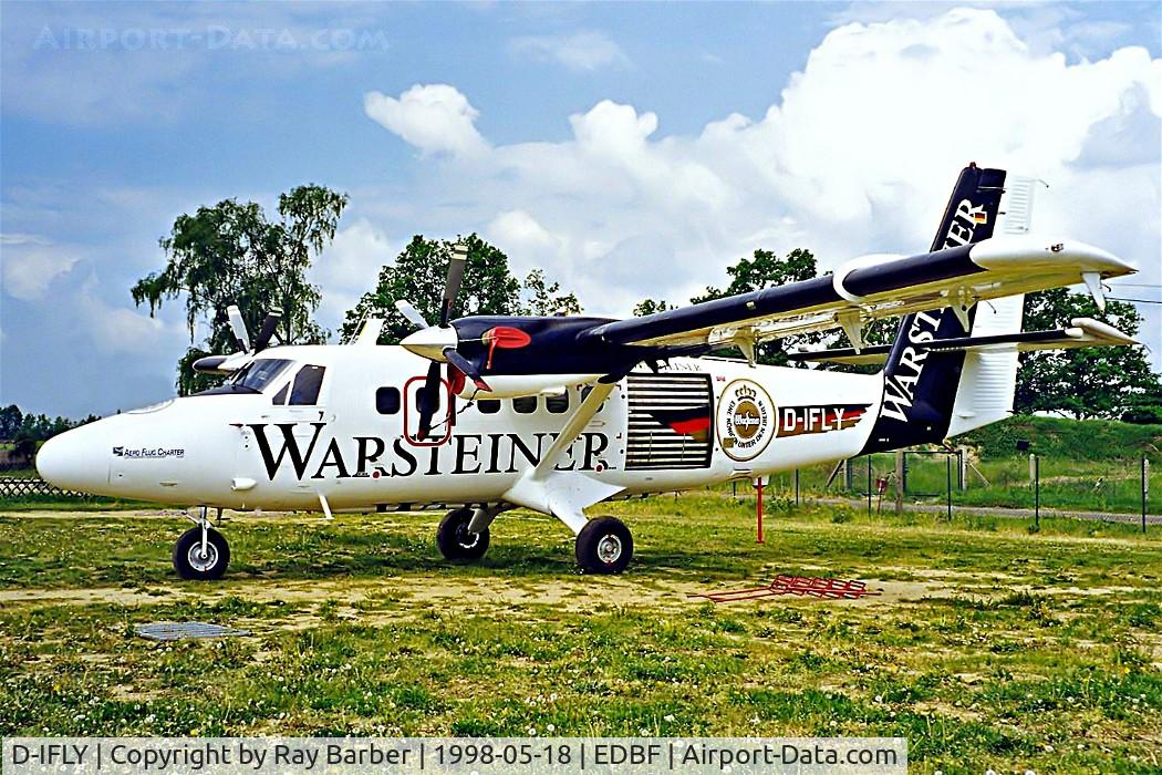 D-IFLY, 1979 De Havilland Canada DHC-6-300 Twin Otter C/N 628, DHC-6-300 Twin Otter [628] Warsteiner Ferbellin~D 18/05/1998