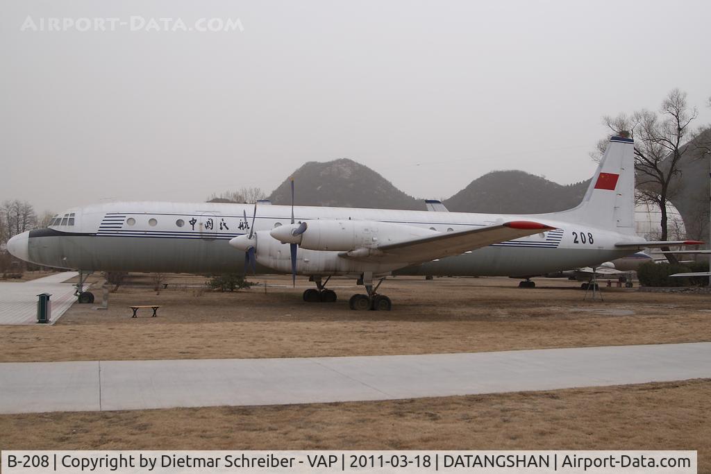 B-208, 1976 Ilyushin Il-18D C/N 187009703, CAAC Ilyushin 18