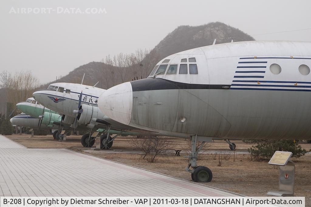 B-208, 1976 Ilyushin Il-18D C/N 187009703, CAAC Ilyushin 18