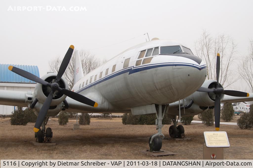 5116, Ilyushin Il-12 C/N 2505, Chinese Air Force Ilyushin 12