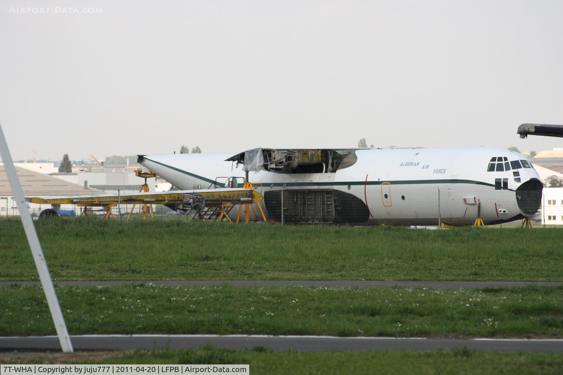 7T-WHA, 1984 Lockheed C-130H-30 Hercules C/N 382-4997, with-out weels and nose