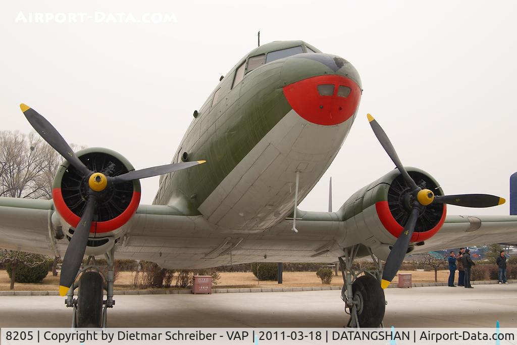 8205, 1952 Lisunov Li-2 C/N 18439709, Chinese Air Force Li2 (DC3)
