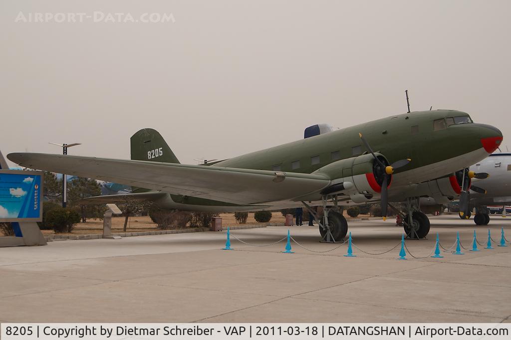 8205, 1952 Lisunov Li-2 C/N 18439709, Chinese Air Force LI2 (DC3)