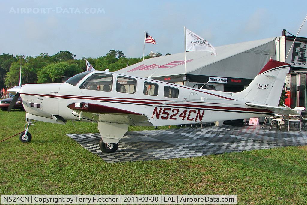 N524CN, 1984 Beech A36 Bonanza 36 C/N E-2144, 2011 Sun n Fun - Lakeland Florida